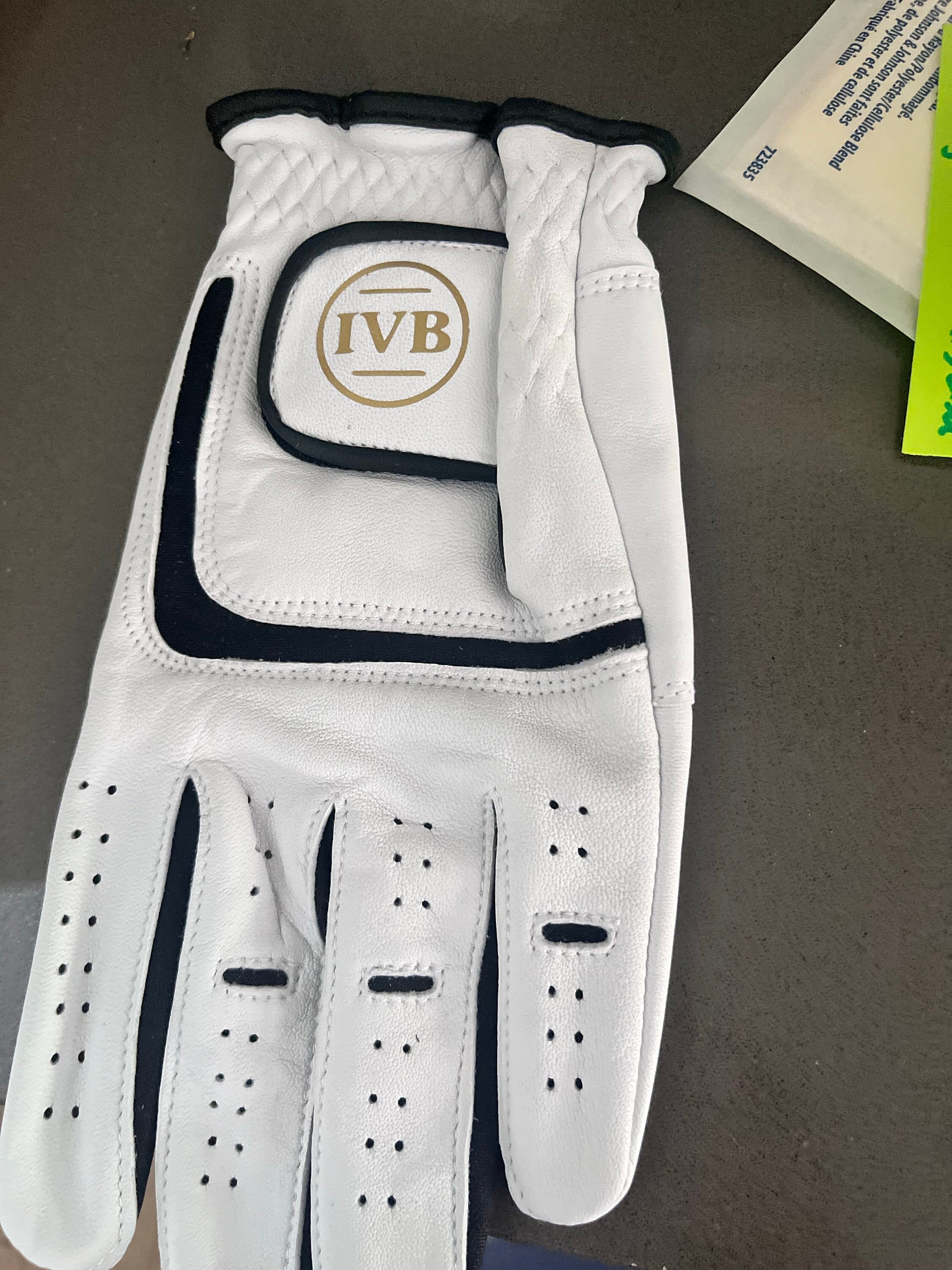 Personalised Leather Golf Glove, with a gold monogram and Matching Gift Box, gift for golfer