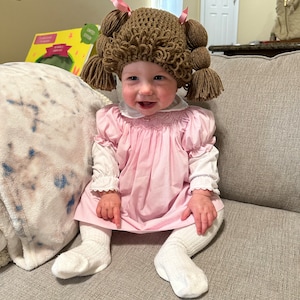 Cabbage Patch Wig Cabbage Patch Hat Baby Halloween Costume Wig Hat ...