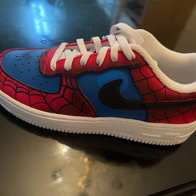 Spider-man Custom Sneakers for Kids - Etsy