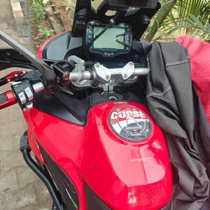 Autocollant résine compatible avec bouchon réservoir essence moto Kawasaki pour modèles Z400 Z650 Z900 Ninja 400 650 Versys X 300 1000