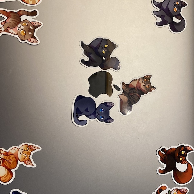 Cute Warrior Cats Sticker Set II Leafpool Jayfeather Hollyleaf Lionblaze  Mothwing Hawkfrost Mapleshade Ivypool Tallstar Brightheart 