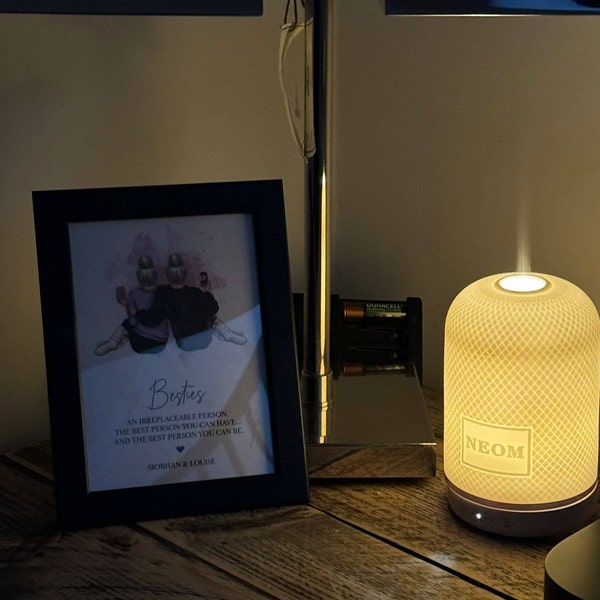 Personalised Best Friends Print, Custom Best Friend Gift, Friendship ...