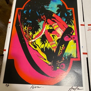 LES CLAYPOOL rare signed gig poster by artist Adam Turkel Florida St Petersburg Florida The State Theatre PRIMUS Oysterhead Lennon Delirium