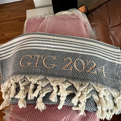 Set Of 6 Personalized Beach Towels - 40x70 Inch Custom Name Towels For Bachelorette, Girls Trip, Bridal Party - View #13