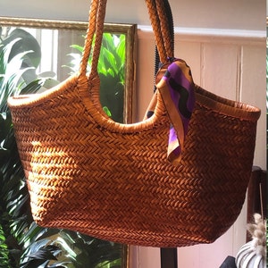 ALTICA Genuine Leather Hand Woven Triple Jump Bamboo Style Ladies Hobo ...