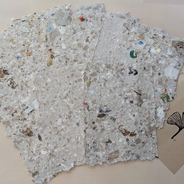 Handmade Repurposed Paper - Etsy