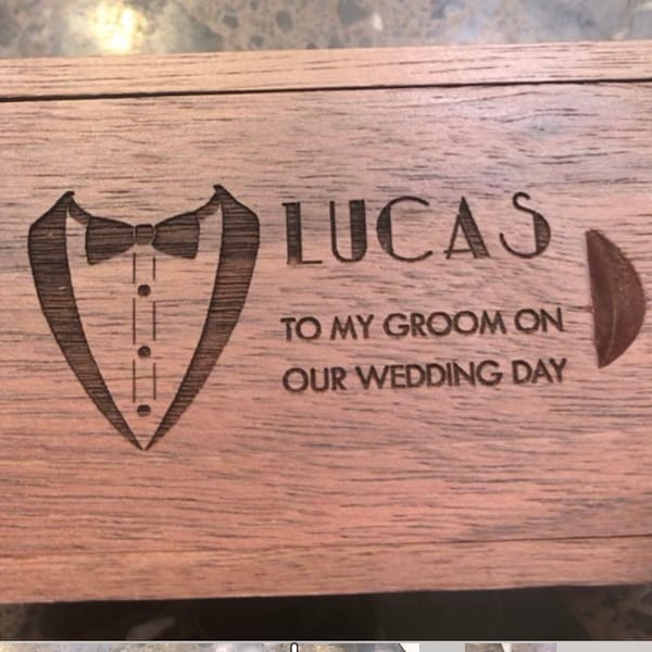 cufflink and tie clip storage box