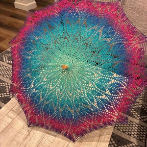 桜の模様のクロシェ編み日傘の編み図 - Etsy 日本