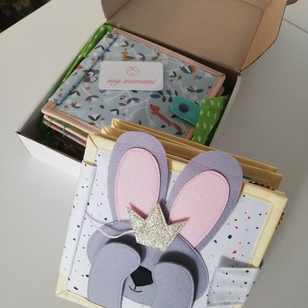 Personalized Quiet Baby Book Hedgehog, Felt Book for Fine Motor Skills ...