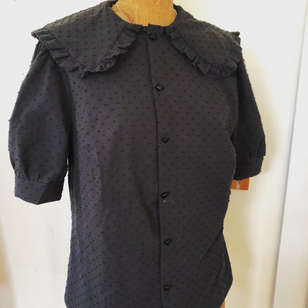 3 Ruffle Collars + 3 Puffy Sleeves Blouse PDF Pattern Antoinette Shirt ...