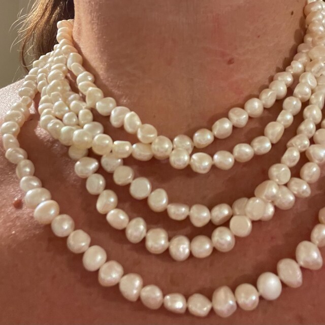 Baroque Pearl Necklace ,freshwater Pearl Necklace, 8-8.5mm