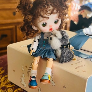 Tenue Pour Poupée Blythe (4 Pièces) – Fait Main En Italie, Coton
