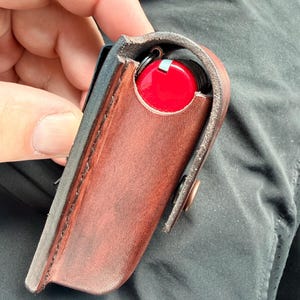 Swiss Army Leather Sheath Pouch Custom Engraved Victorinox Folding