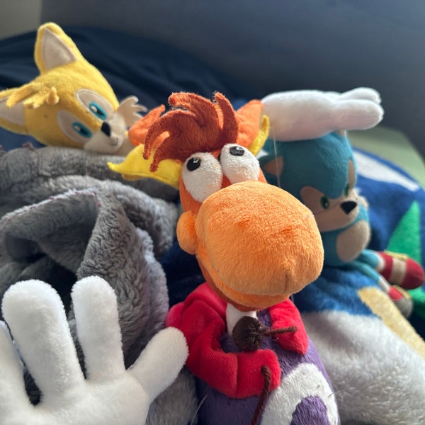 Rayman From the Series Rayman Plush Toy 11.1″ (28 Cm) Handmade Soft Toy ...