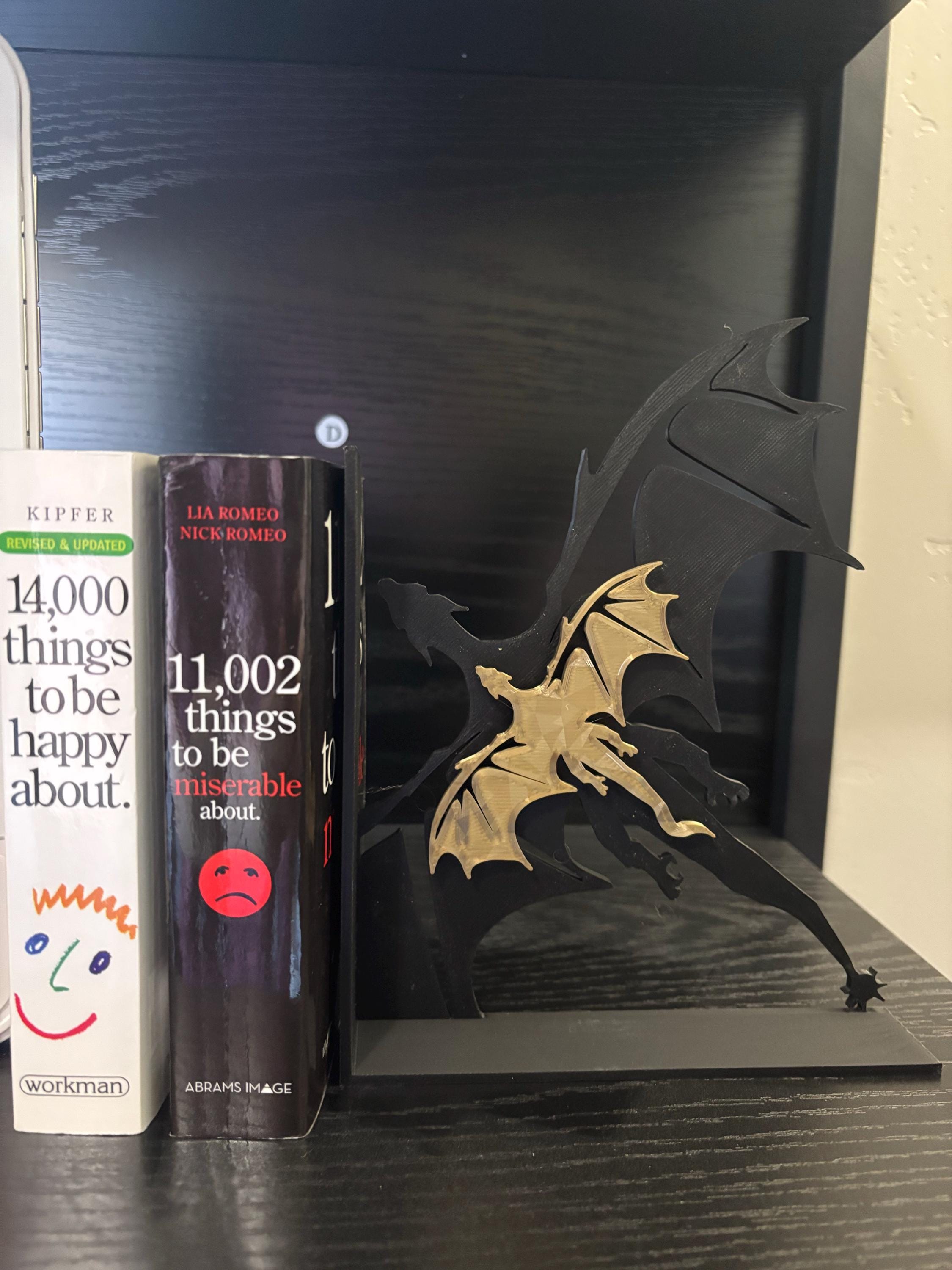 Fourth Wing inspired bookend