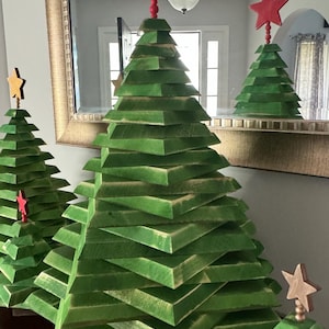 best selling, unique, multi layered, handmade, reclaimed wood custom  Christmas tree