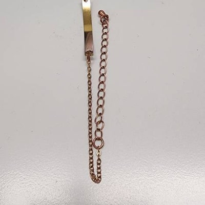 Personalized Bracelet for Women Gold Bar Bracelet Monogram - Etsy