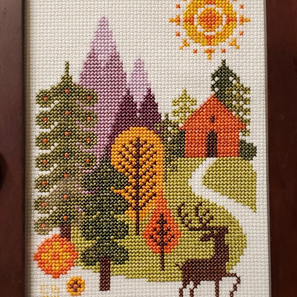 In the Forest Cross Stitch Pattern (digital Format - PDF) - Etsy