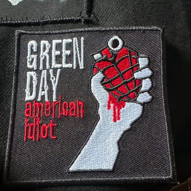 Green Day American Idiot Patch Embroidered Iron on Punk Rock Album