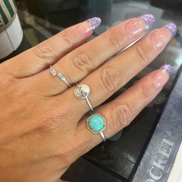 Duo Baguette Birthstone Ring by Caitlyn Minimalist • Best