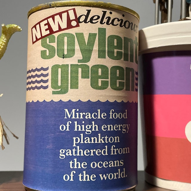 Soylent Green Downloadable Label - Replica Movie Prop Food Can