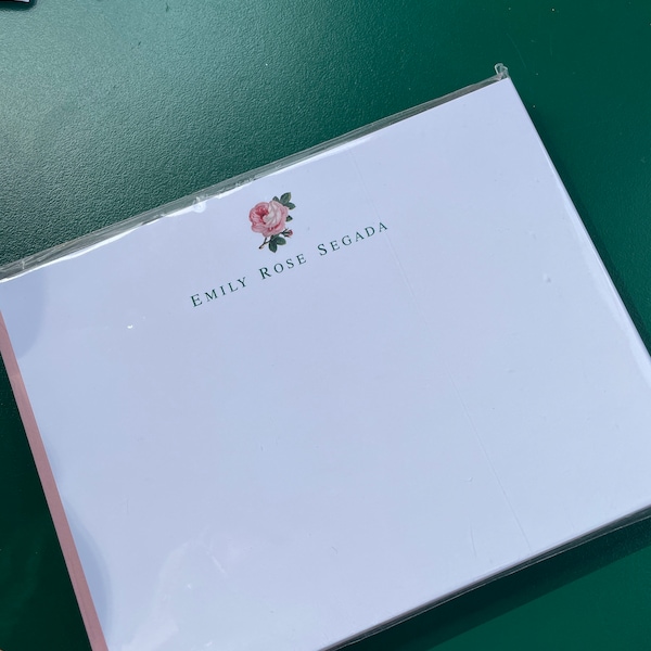 Personalized Stationery | Personalized Stationary | Botanical Note ...