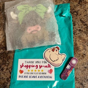 Maddie added a photo of their purchase
