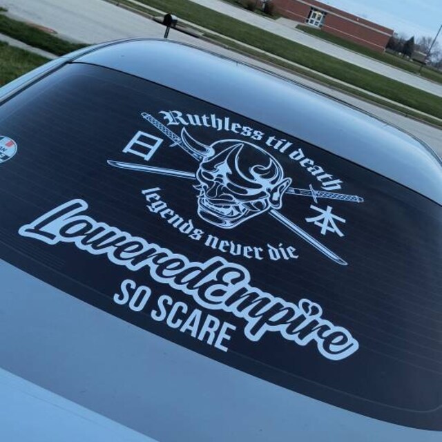INDIGOS UG Adesivo Auto - Sticker - Auto - JDM - Die Cut - Bumble Bee Wasp Cartoon Decal Laptop Window Sticker - Bianco - 88 mmx88 mm