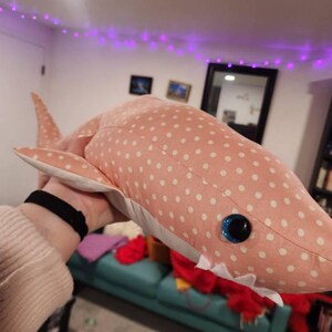 サメのぬいぐるみの縫製パターン - PDFをすぐにダウンロード - Etsy 日本