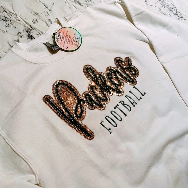 Football Patch Sweatshirt - Gray main image 0