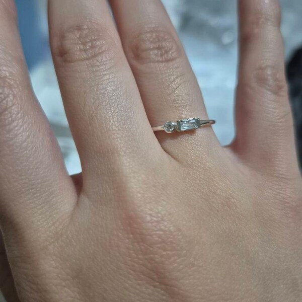 Initial Morse Code Ring by Caitlyn Minimalist • Diamond Ring With ...