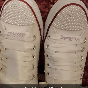 personalised wedding pumps