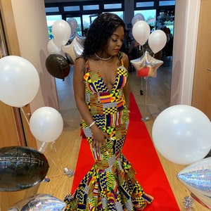 African Prom Dress / African Wedding 