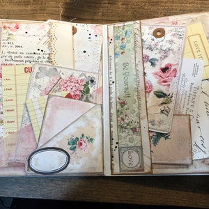 Shabby Florals Junk Journal Digital Kit A4 SIZE for Instant Download ...