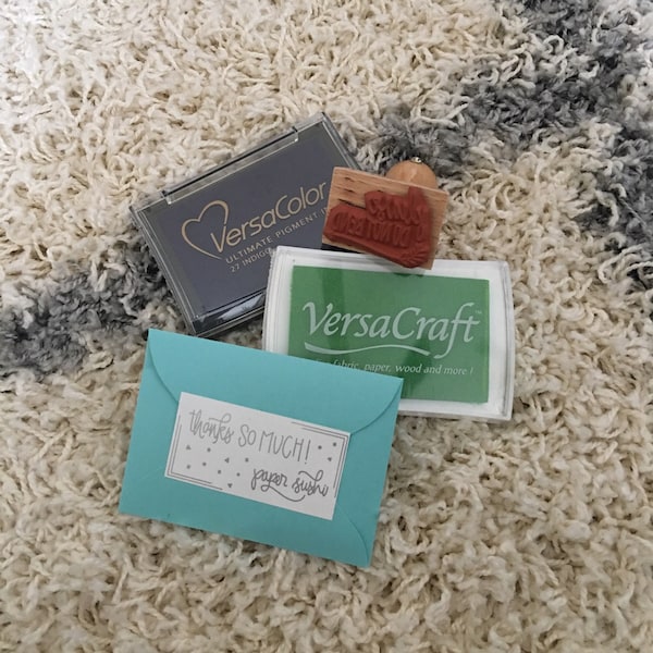 Tsukineko VersaCraft Large Craft Ink Stamp Pad Real Black 1