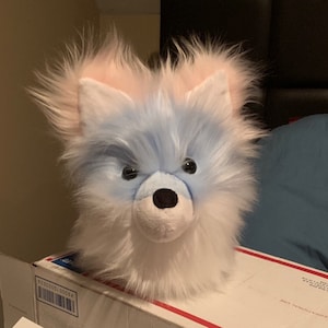Poppy Red Fox Stuffed Animal Cute Fox Plush Toy Kawaii Plushie Holiday