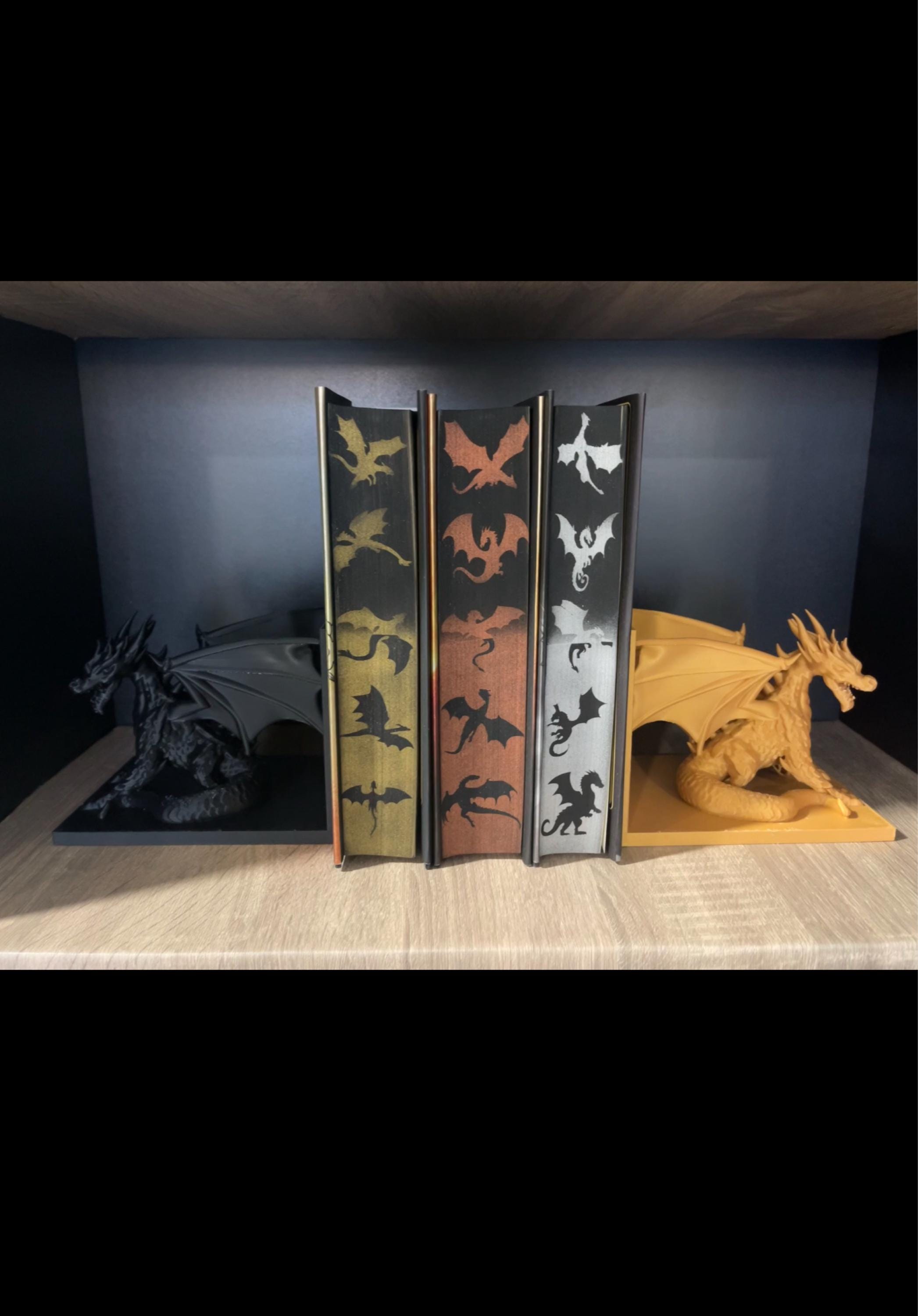 Fourth Wing, Iron Flame, Onyx Storm Metallic Custom Sprayed Edges bundle