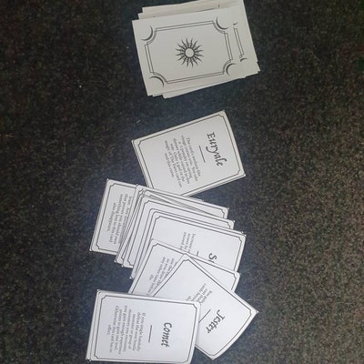 Deck of Many Things print and Play Dungeons and Dragons 5E Magic Item ...