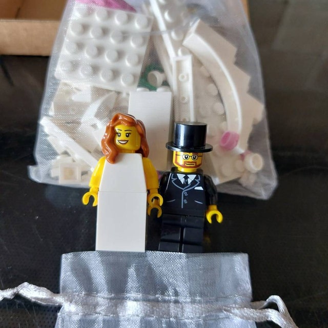 Lego wedding figures hotsell