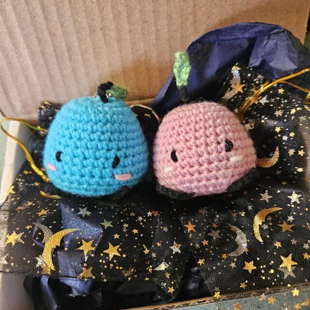 Crochet Mini Junimo Plush Keychain | Stardew Valley - Etsy