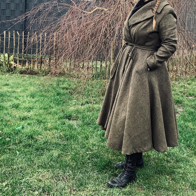 Full-length Trench Coat | INSTANT DOWNLOAD| Fitted Full Full-length Trench Coat | INSTANT DOWNLOAD| Fitted Full