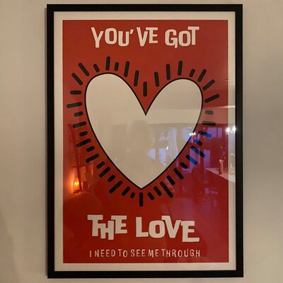 Youve Got the Love Poster Song Lyric Print Disco House Music Art - Etsy
