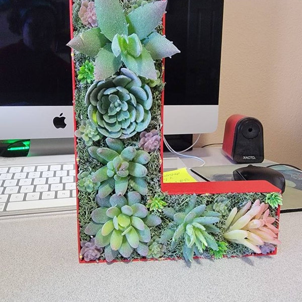 Initial Frame, Framed Letter Art, Christening Gift, Sister in Law Gift ...