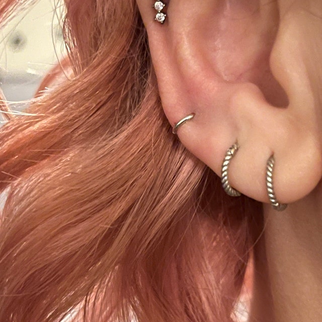 18g Cartilage Piercing Hoop | Certified ASTM F136 Titanium