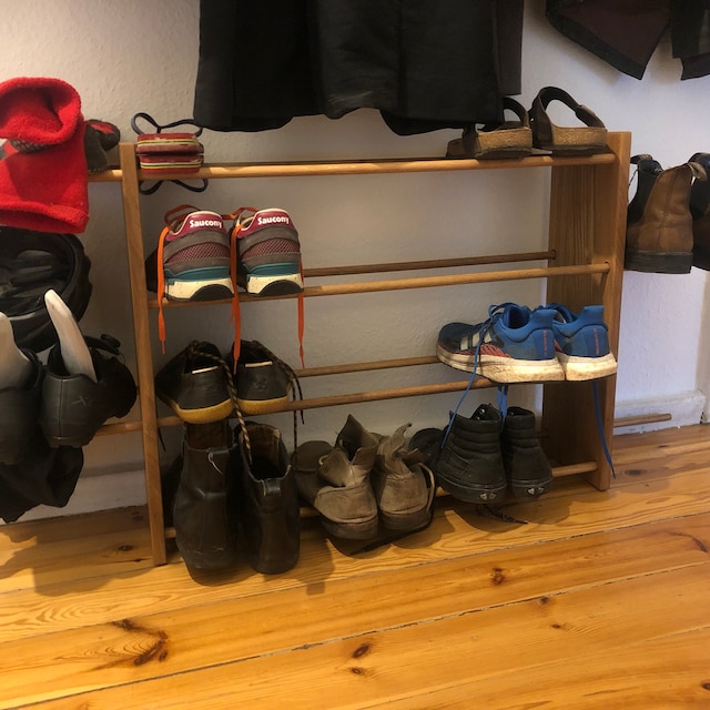 The Clean Lines Modern Shoe Rack, Shoe Stand, Schühregal, Shoe Shelf, Shoe  Shelves, Schühstander in Oak in Eiche, Shoe Storage, Schühlager 