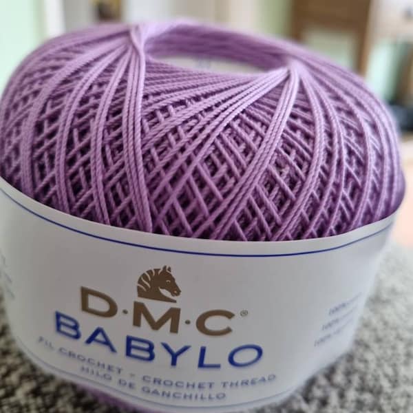 DMC Crochet Babylo Fine Cotton Yarn 50g Size No.10 - Etsy