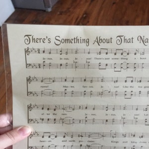 PRECIOUS MEMORIES 8x10 Antique Hymn Vintage Verses Sheet | Etsy