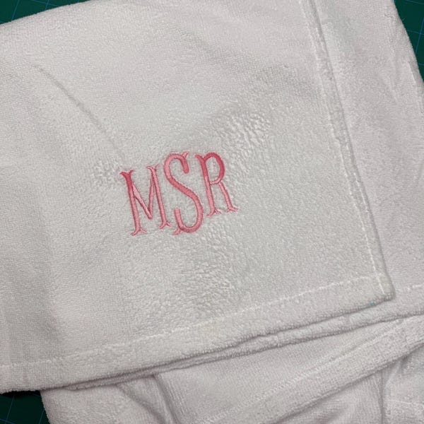 Fishtail Monogram Satin Stitch Font for Machine Embroidery Design File ...