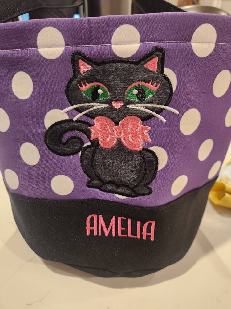 Trick or Treat Bag | Trick or Treat Bucket | Halloween Bag | Halloween Basket | Halloween Bucket | Halloween Tote