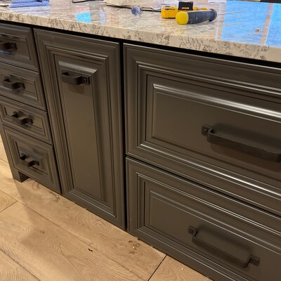 Rustic Hammered Hand Forged Barn Door Style Handle 1 Wide Handle ...